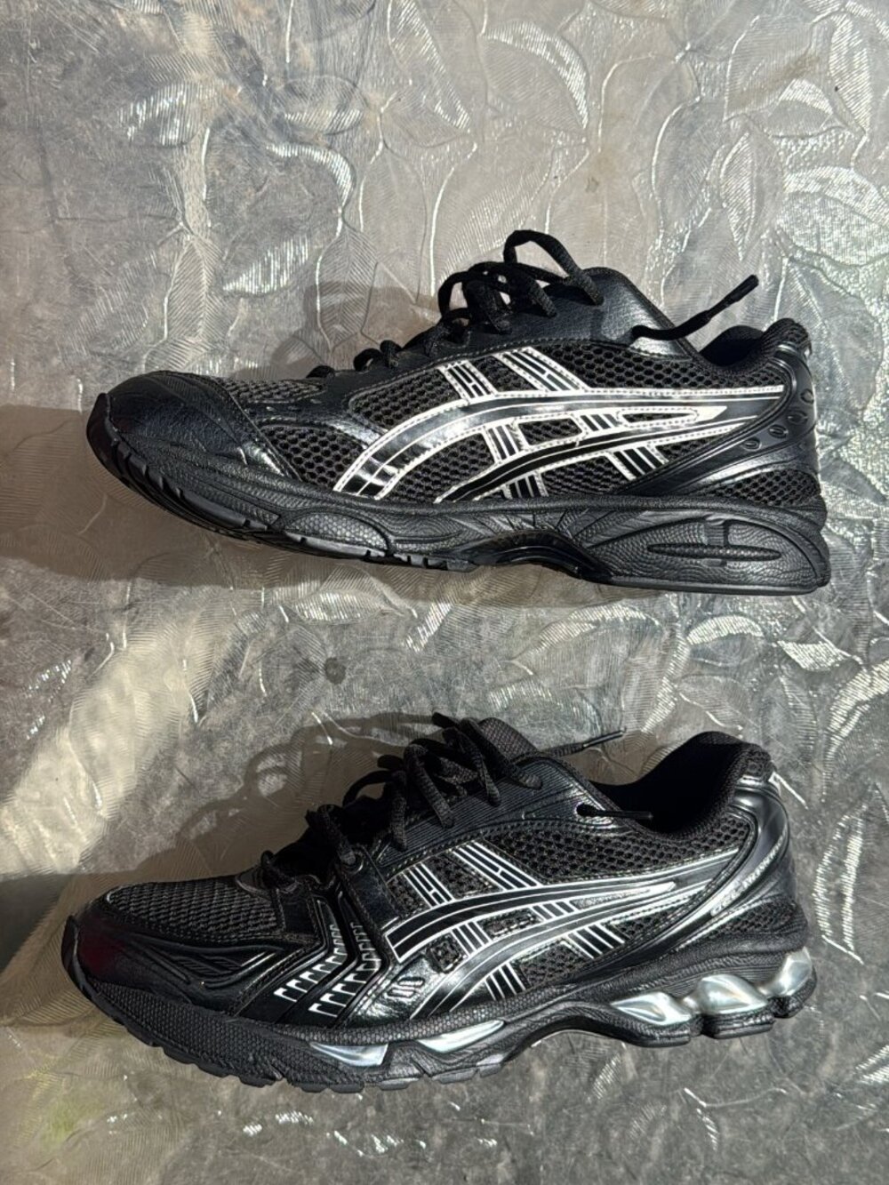 Asics Gel-Kayano 14 Black Pure Silver